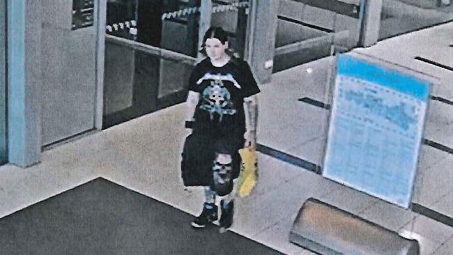 Jemma Lilley at Rockingham Shopping Centre the day of the murder.