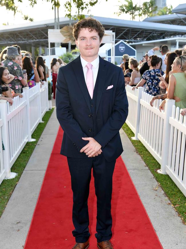 Huw Constable at the 2023 Caloundra State High School Year 12 formal. Picture: Patrick Woods.