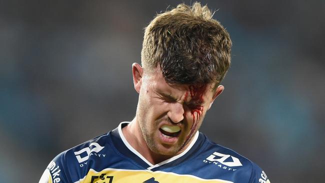 Toby Sexton is struggling as a rookie halfback. Picture: NRL Photos