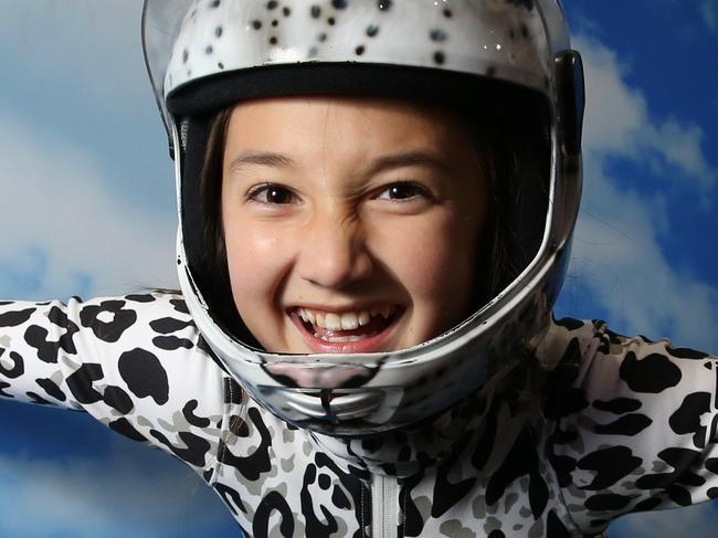 Amy Watson 11 is Australian champion for Junior Freestyle in the sport of Indoor Skydiving.