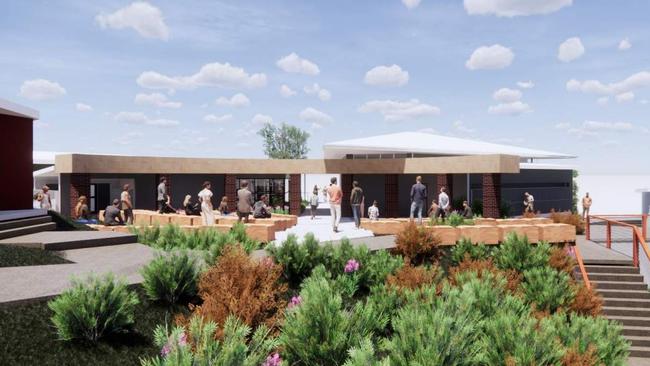 Concept art for the new music facility at Toowoomba Christian College at Highfields.