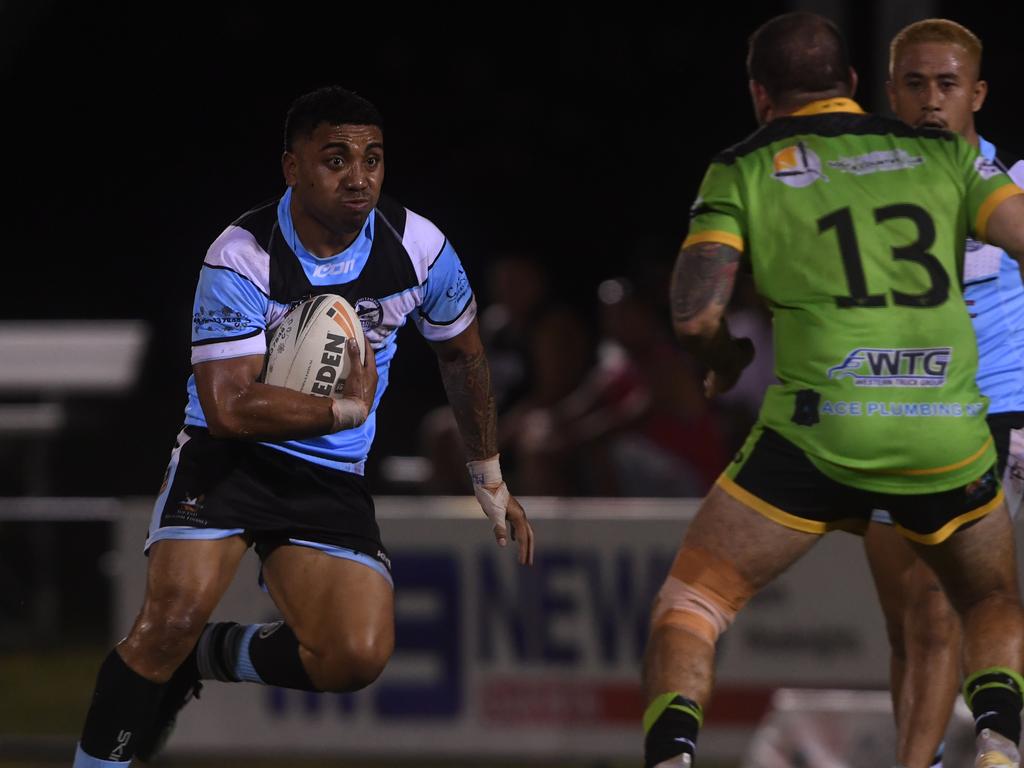 Northern Sharks Anthony Castro in the NRLNT Grand Final 2022. Picture: (A)manda Parkinson