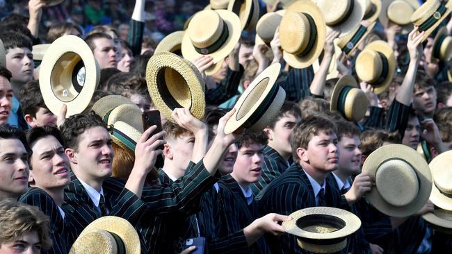 BBC fans GPS first XV rugby between Nudgee and BBC Saturday August 6, 2022. Picture, John Gass