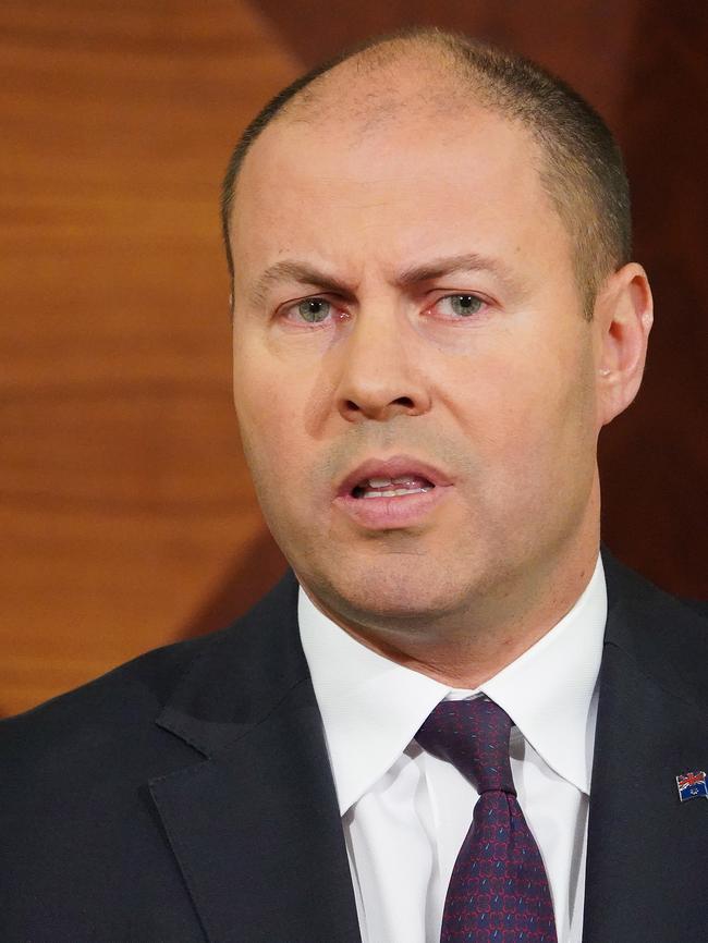 Federal Treasurer Josh Frydenberg. Picture: AAP