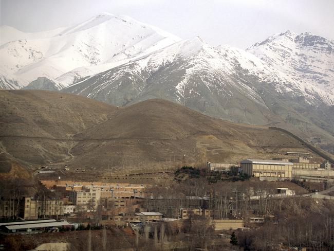 The notorious Evin prison in Tehran and the Elburs mountains. Picture: Ulrich Baumgarten via Getty Images