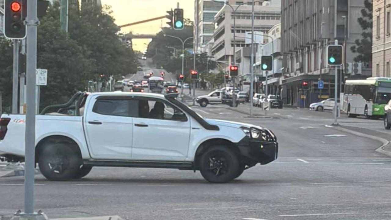 An Isuzu D-Max was stolen from Regent Street, Hyde Park on April 22. Pictures: Facebook/ Brianna Bailey