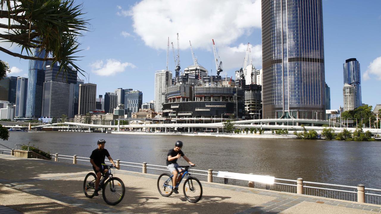 Queensland experienced an influx of people flocking from interstate. Picture: NCA NewsWire/Tertius Pickard