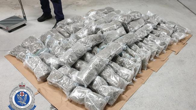 NSW Police allege a 48-year-old man was busted at the border with 145kg of cannabis in his van concealed inside two large hot water systems and a toolbox. Picture: Supplied