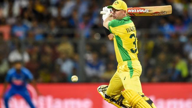 David Warner was one of the many stars pulled from the Australian summer to play three one-day internationals against India in January. Picture: AFP