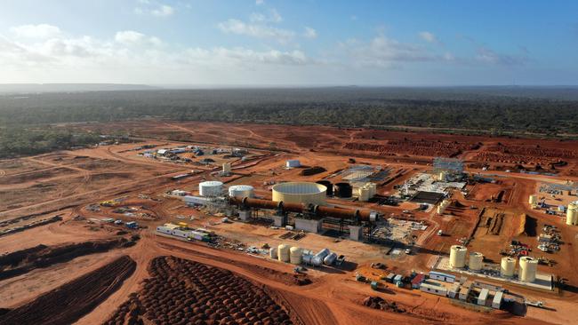 The Lynas Rare Earths processing plant in Kalgoorlie. Picture: Carla Gottgens/Getty Images