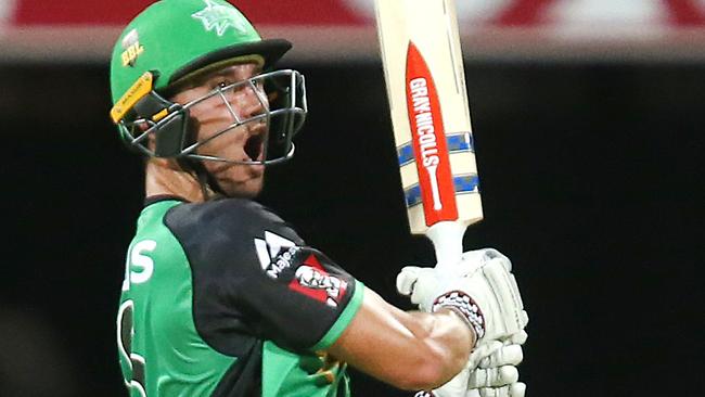 Marcus Stoinis impressed with both bat and ball at the Gabba.