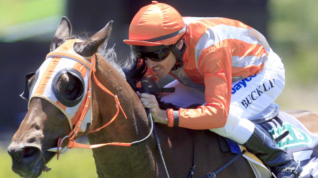 Canterbury Races. Race 2 winner Red Robert ridden by Grant Buckley