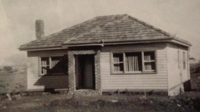 The house Margaret Leslie grew up in on Green Street, Ivanhoe. All the houses were almost identical.