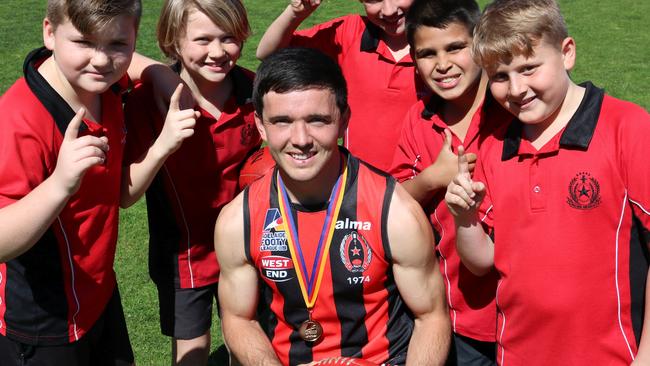 Baccanello is a former Keith Sims OAM Medallist for best and fairest in the Adelaide Footy League's division one. Picture: Rostrevor College.