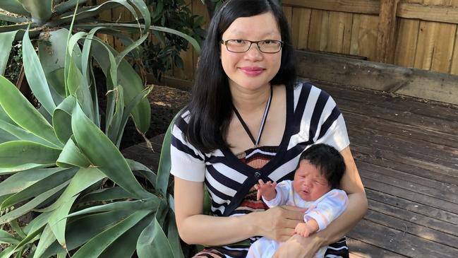 Nhu Mai Hoang of Ormond with baby Amy Mai Lan Pham, born on New Year’s Day 2020.