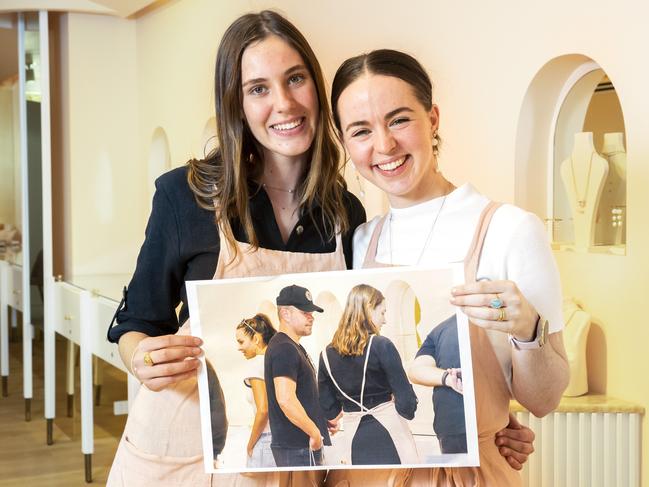 Starstruck sales assistants Indigo and Soraya at Molten Jewellery. Picture: Richard Walker