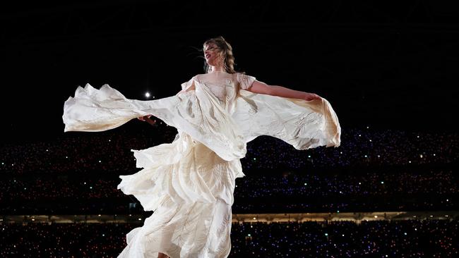 Three weeks after the Australian Eras Tour, Tay Tay fanatics are still trying to secure confetti from the shows. (Photo by Don Arnold/TAS24/Getty Images for TAS Rights Management)