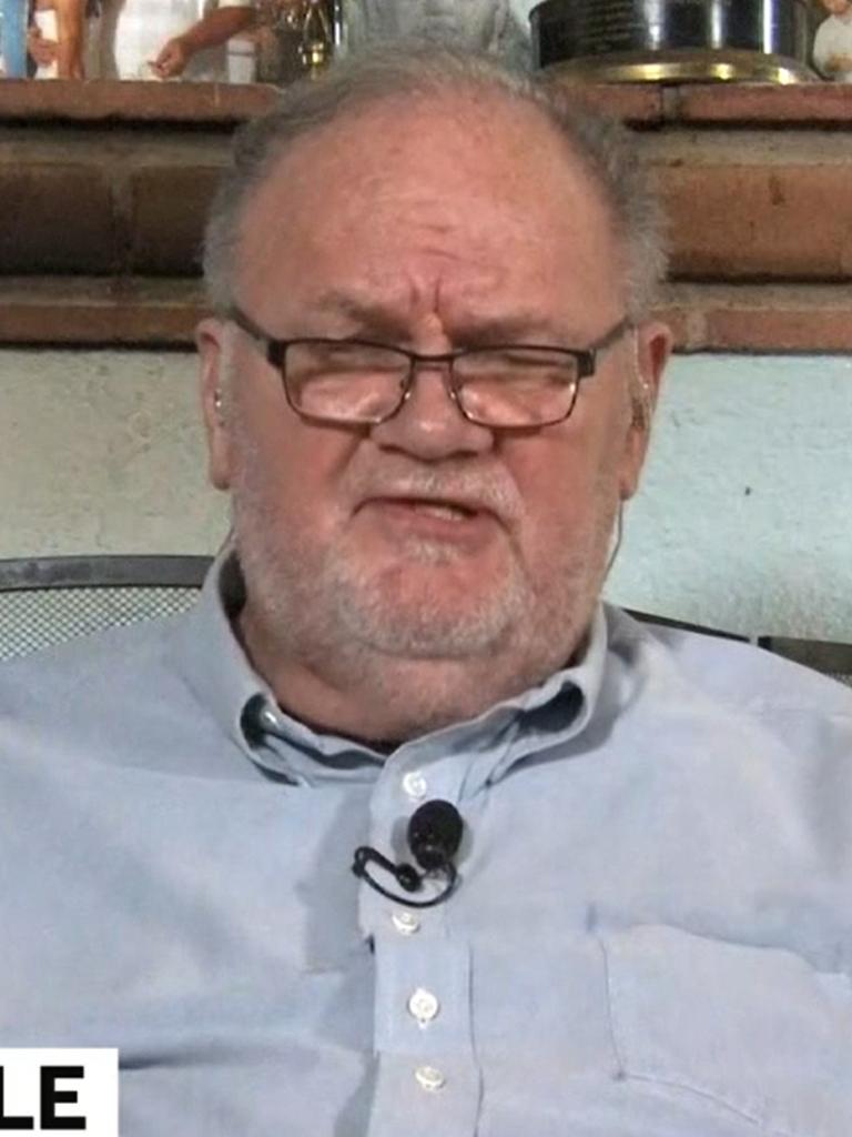 Thomas Markle on Sunrise. Picture: Seven