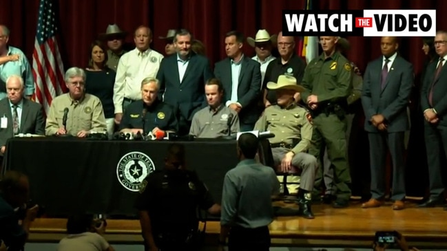 Texas Governor’s shooting press conference interrupted (CNN)