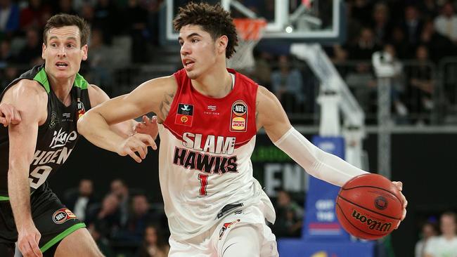 There were better performers, but LaMelo Ball was the main attraction. Picture: AAP