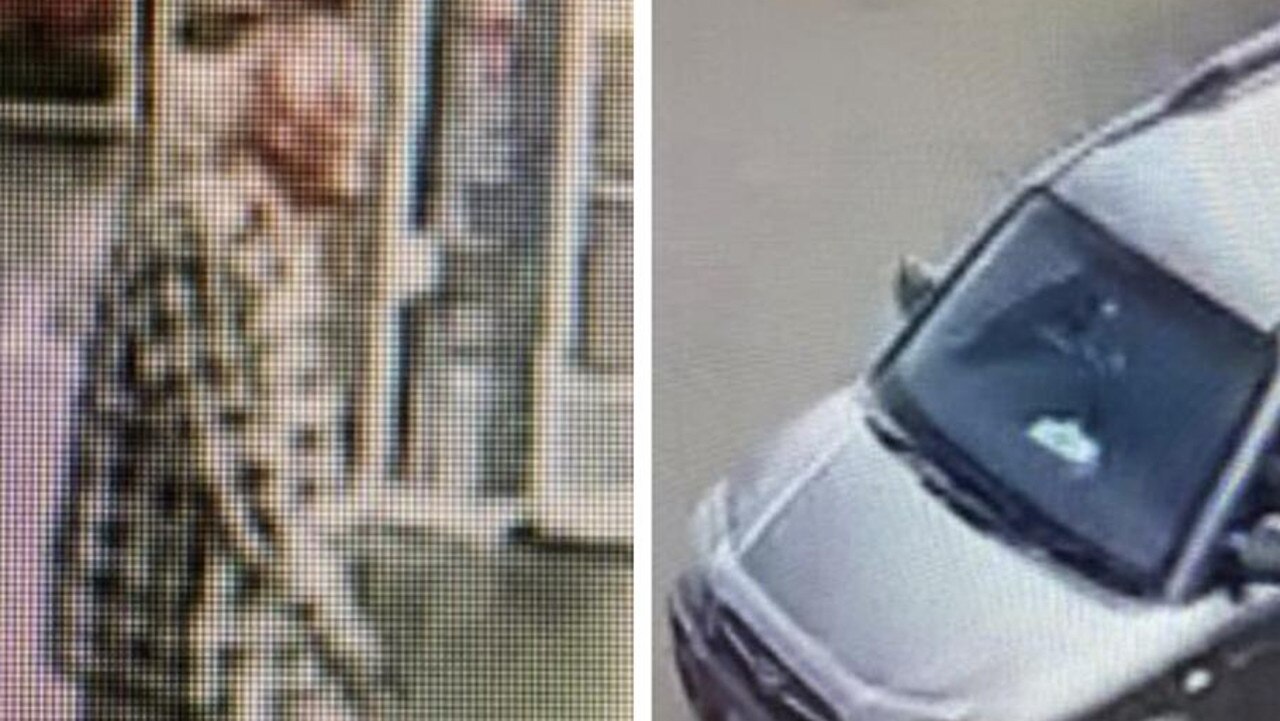 Police have released photos of a man and a car which may be able to assist with investigations into an alleged slow hit and run in a shopping centre carpark in July.