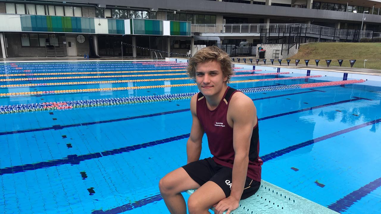 Emerging Queensland diver Cassiel Rousseau has adjusted his goals to