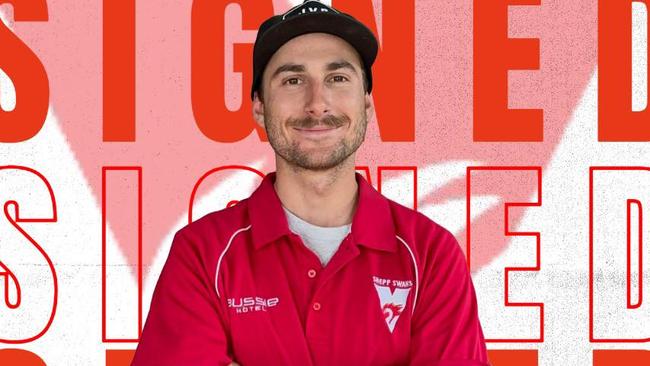 Adam Fichera has joined the Shepparton Swans for next year. Picture: Shepparton Swans Football Netball Club.