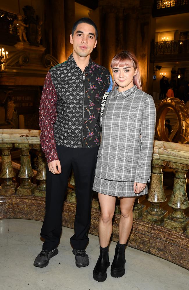 Maisie Williams said 2019 had “been the best” because she had fallen in love with creative director Reuben Selby. Picture: Getty Images