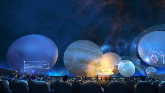 Concept image of the planetarium.