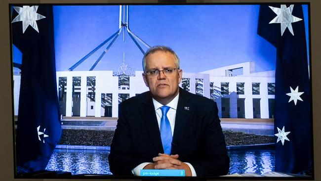 Prime Minister of Australia, Scott Morrison. Picture: NCA NewsWire / Martin Ollman