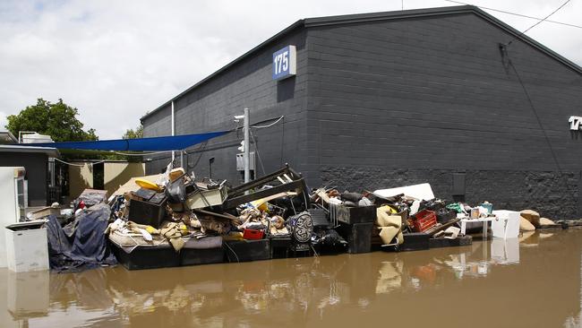 The clean-up in Brisbane after the recent floods. Picture: NCA NewsWire/Tertius Pickard