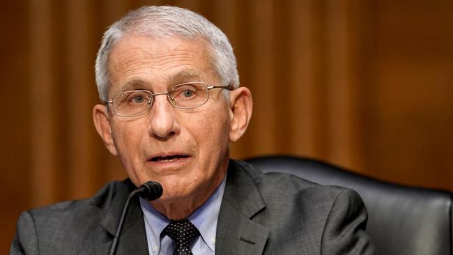 Anthony Fauci, director of the US National Institute of Allergy and Infectious Diseases. Picture: AFP