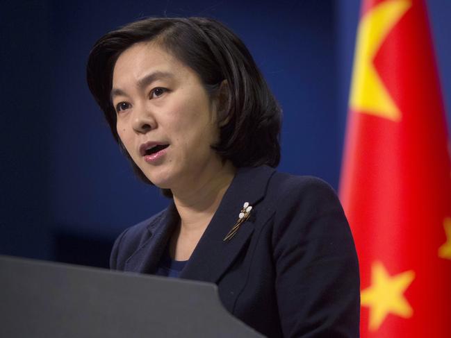 Chinese Foreign Ministry spokeswoman Hua Chunying. Picture: AP/Ng Han Guan