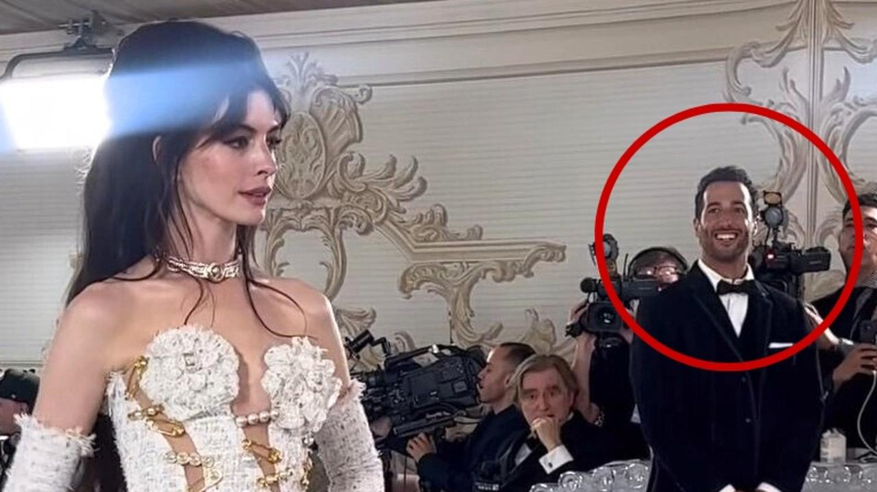 F1 news 2023: Daniel Ricciardo snapped looking at Hollywood star Anne  Hathaway at Met Gala | news.com.au — Australia's leading news site