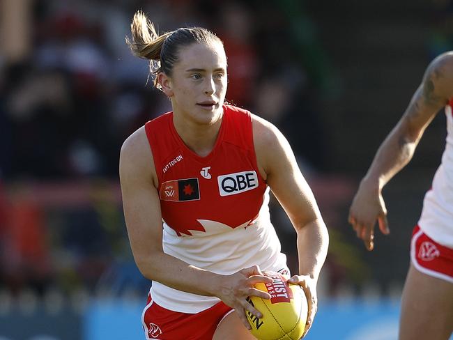 Gardiner led the Swans for disposals in their round one win over the Giants. Picture: Phil Hillyard