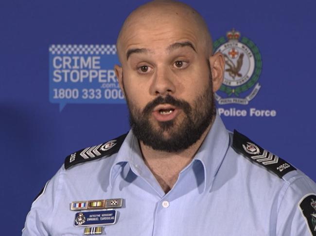 Detective Acting Superintendent Emmanuel Tsardoulias, AFP. Picture: Supplied