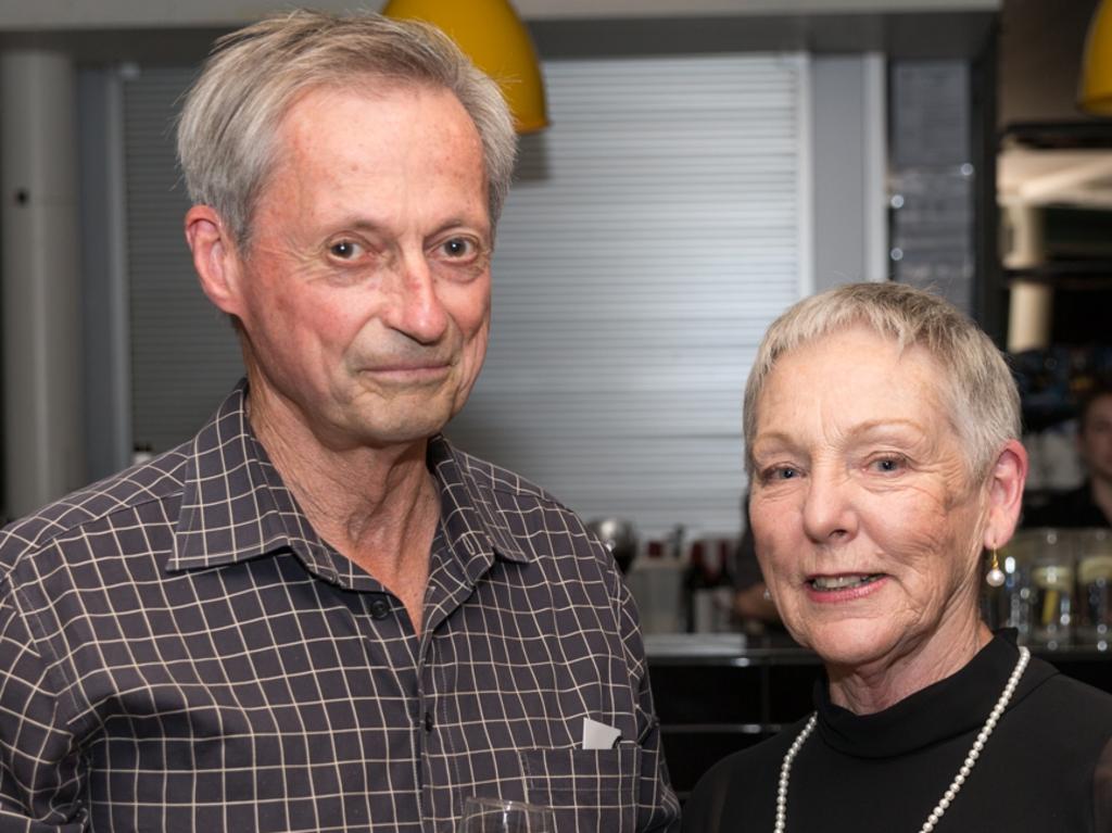 Roger and Helen Salkeld at RBar @ Regattas for a pre-show function ahead of State Theatre Company’s opening of After Dinner. Picture: Sia Duff