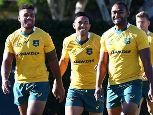 Wallabies training after team selection