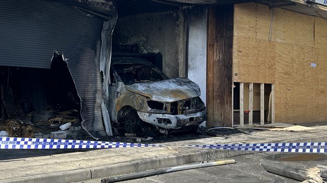 The cordoned-off area on Saturday, after the second attack. Picture: Satria Dyer-Darmawan