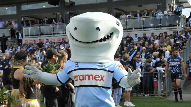 Fans enjoy the atmosphere at the NRL match between Cronulla Sharks and Gold Coast Titans at C.ex Stadium. Photo: Tim Jarrett