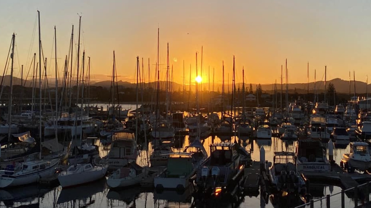 Sunset from the marina, snapped by reader Jenny Newbery.