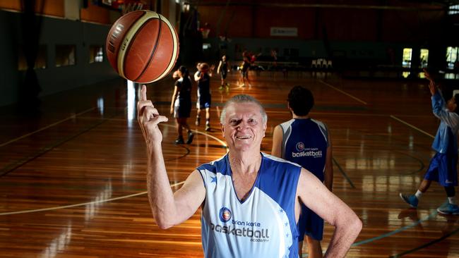 OLYMPICS COVERAGE Brian Kerle played for the Australian basketball team at the Olympics a long time ago and thinks local products Cam Bairstow and Brock Motum can help Australia win its first ever Olympic men's basketball medal in Rio. Picture: Chris McCormack.