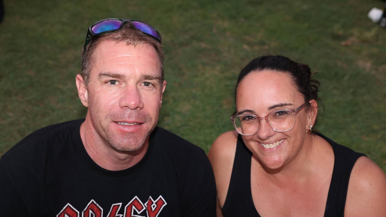 Dan Deegan and Annette McCarthy at the Lookout Festival 2024 at Broadwater Parklands for Gold Coast at Large. Picture: Portia Large