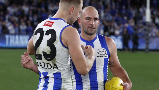 Ben Cunnington plays his final game for North Melbourne.