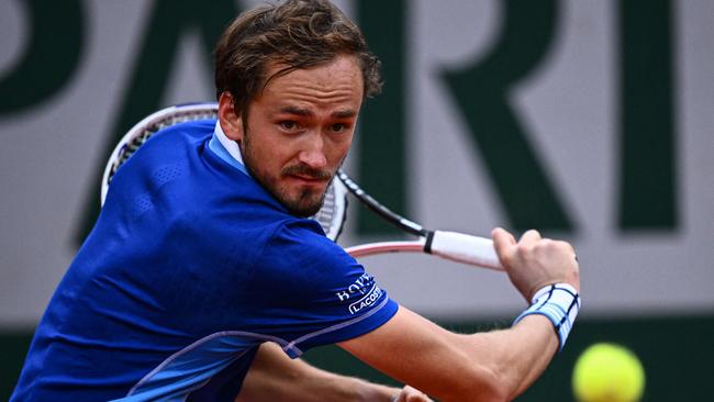 Russia's Daniil Medvedev could return to world No.1 without playing Wimbledon. Picture: by Anne-Christine Poujoulat / AFP