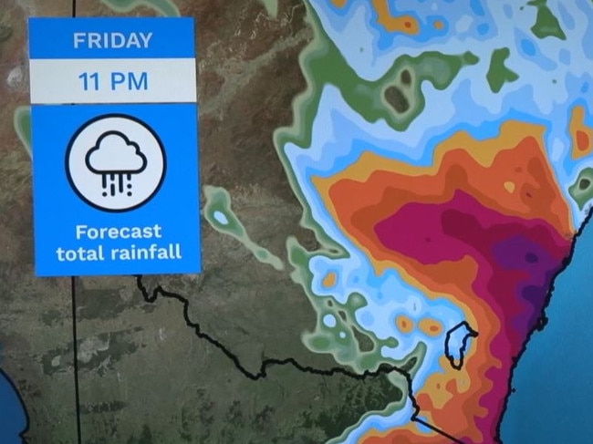 More rain on the way for Sydney. Picture: Bureau of Meterology