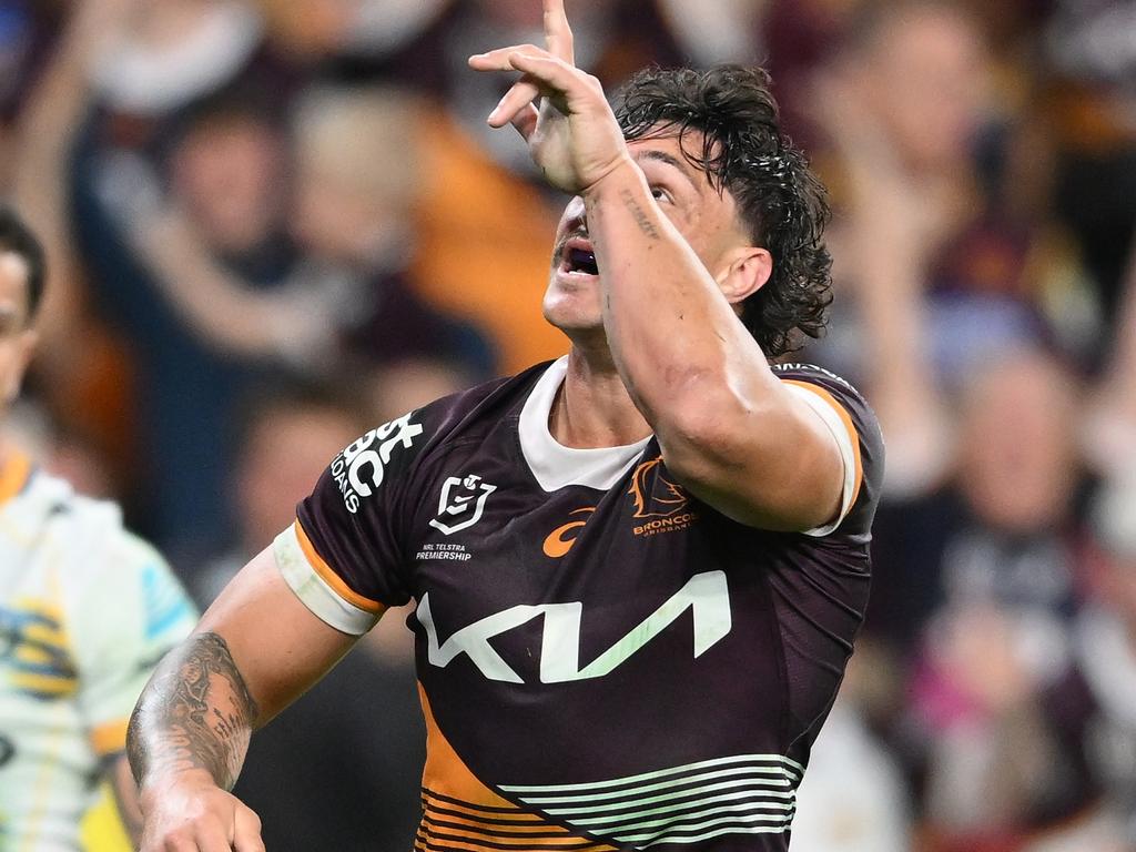 Brisbane are trying to retain Kotoni Staggs. Picture: Matt Roberts/Getty Images