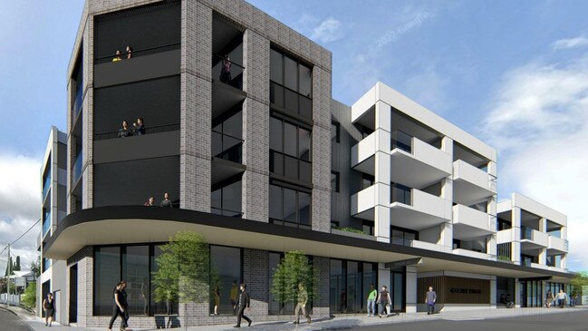 Developers GWH will build a four-storey shop top housing development in Georgetown after it was approved on December 23, 2022. Picture: Supplied