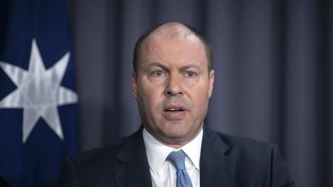 Federal Treasurer Josh Frydenberg said the nation’s economy was recovering but it would take time. Picture: NCA NewsWire / Gary Ramage