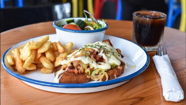 One of The Paddo Taverns famous Chicken Parmies. Photo: The Paddo Tavern Website